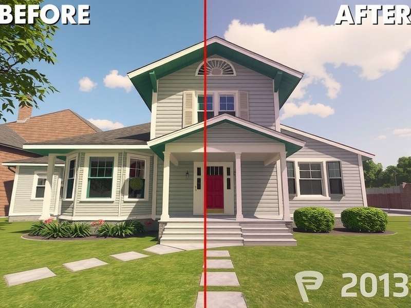 Vintage House Refurbishment design interface showing customization options